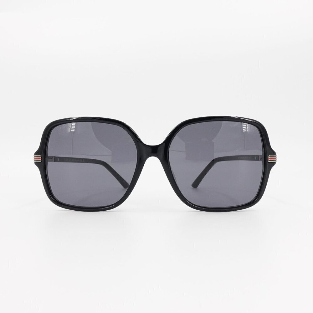 Gucci GG1448 Square Sunglasses Black Gray OS